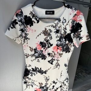 Floral mini dress